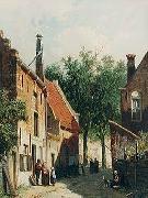unknow artist European city landscape, street landsacpe, construction, frontstore, building and architecture. 244 Germany oil painting reproduction